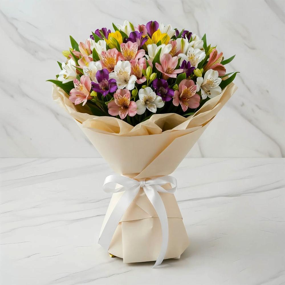 Букет цветов из: Альстромерии в Поселок совхоза Раменский