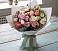 Букет цветов из: Розы, Лизиантусы и Гвоздики в Поселок совхоза Раменский