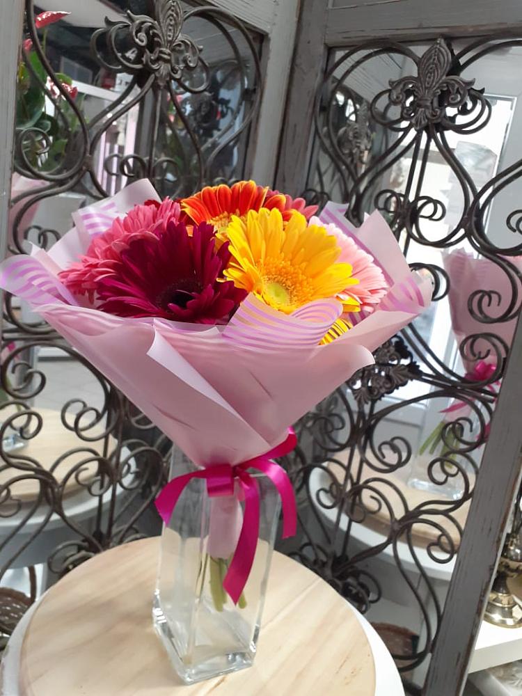 Букет цветов из: Герберы в Поселок совхоза Раменский