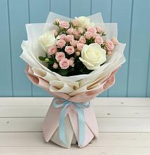 Букет цветов из:  Розы в Поселок совхоза Раменский