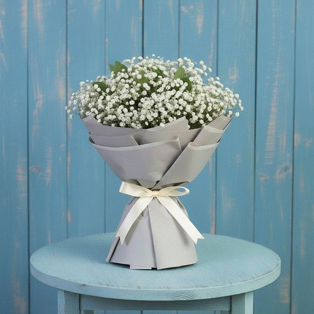 Букет цветов из: Гипсофила в Поселок совхоза Раменский