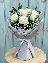Букет цветов из:  Розы в Поселок совхоза Раменский