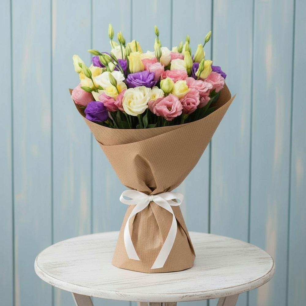 Букет цветов из: Лизиантусы в Поселок совхоза Раменский