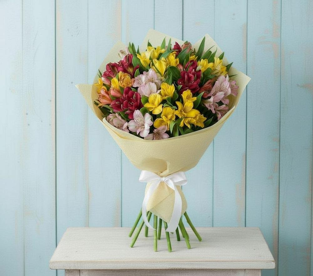 Букет цветов из: Альстромерии в Поселок совхоза Раменский