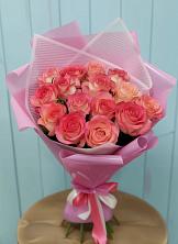 Букет 15 Розовых роз Равель в Поселок совхоза Раменский