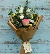 Букет цветов из:  Розы и Лизиантусы в Поселок совхоза Раменский